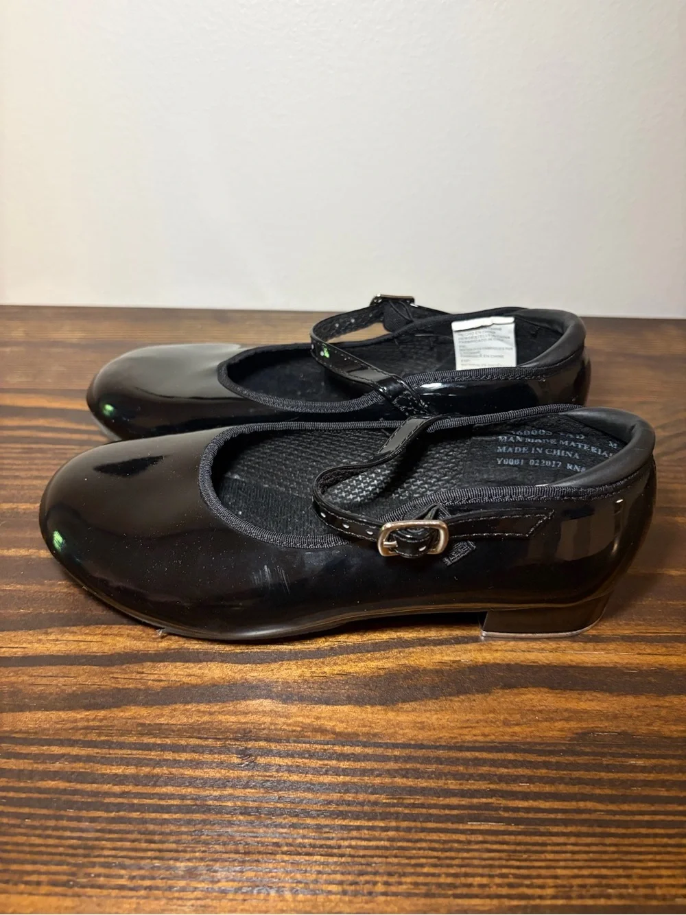 Revolution Girls Black Tap Shoes